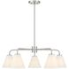 Blair 5 Light 30 inch Satin Nickel Chandelier Ceiling Light